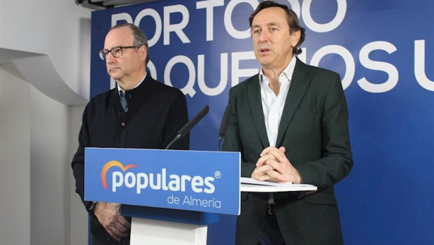 ep los senadores del pp luis rogelio rodriguez-comendador y rafael hernando