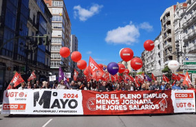 ep manifestacion ccoo y ugt 1 de mayo de 2024 en santander