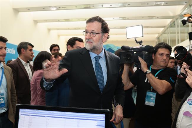 Mariano Rajoy a su llegada a la Convención Nacional del PP | EUROPA PRESS ep mariano rajoysu llegadala convencion nacionalpp