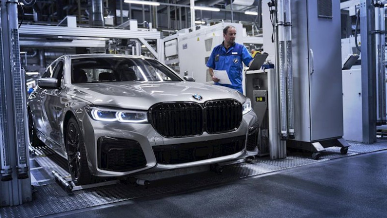 BMW - Archivo ep produccion del serie 7 sedan en la planta de bmw en dingolfing alemania