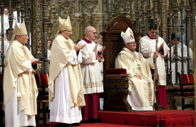 ep santa misa de toma de posesion del arzobispo electo francisco cerro en la catedral de toledo en