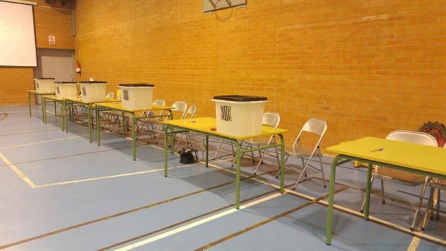 Urnas en un colegio electoral de Lleida | EUROPA PRESS ep urnasun colegio electorallleida