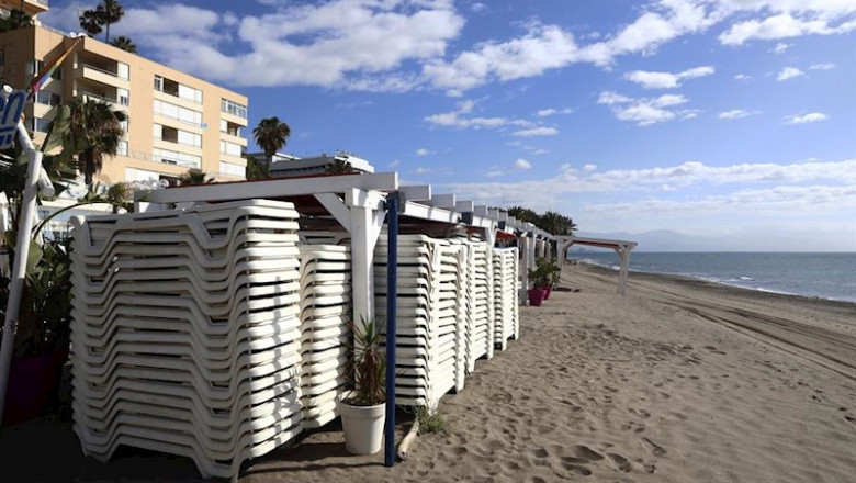Vistas del paseo marítimo de La Carihuela en Torremolinos. | Álex Zea - Europa Press ep vistas del paseo maritimo de la carihuela en torremolinos