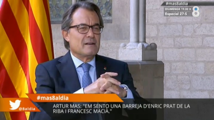 Artur Mas 8TV Artur Mas 8TV