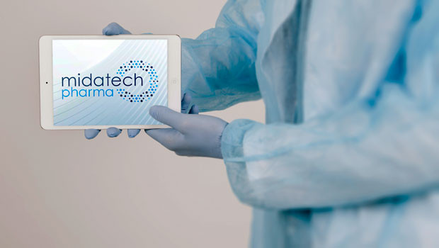 dl midatech pharma aim pharmaceuticals drug delivery technology encapsulation medical logo