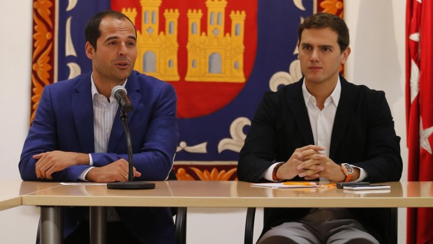 Albert Rivera e Ignacio Aguado en la Asamblea de Madrid | EUROPA PRESS - Archivo ep albert rivera e ignacio aguadola asambleamadrid