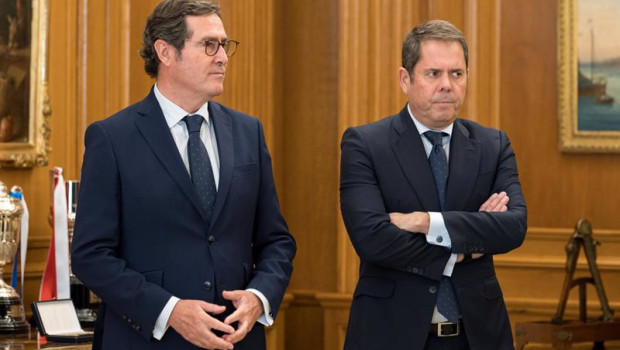 ep archivo   el presidente de la ceoe antonio garamendi i y el presidente de cpyme gerardo cuerva d