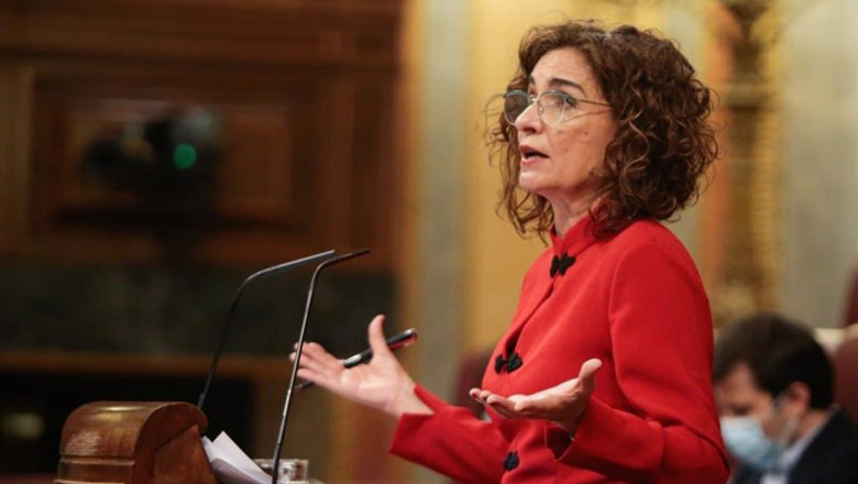 Archivo - La ministra de Hacienda, María Jesús Montero, ante el Pleno del Congreso | CONGRESO - Archivo ep archivo la ministra de hacienda maria jesus montero ante el pleno del congreso