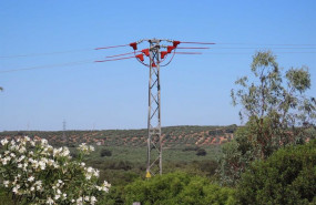 ep archivo uno de los apoyos ya aislado del tendido electrico corregido en la provincia de jaen ep archivo uno de los apoyos ya aislado del tendido electrico corregido en la provincia de jaen