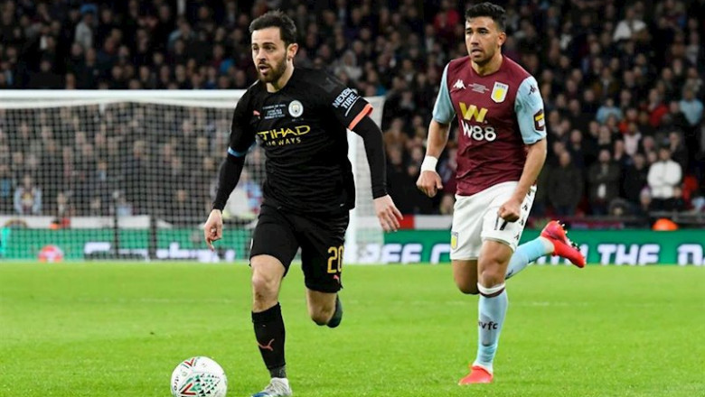 ep bernardo silva conduce la pelota en un aston villa-manchester city de la premier league 2019-2020 ep bernardo silva conduce la pelota en un aston villa-manchester city de la premier league 2019-2020