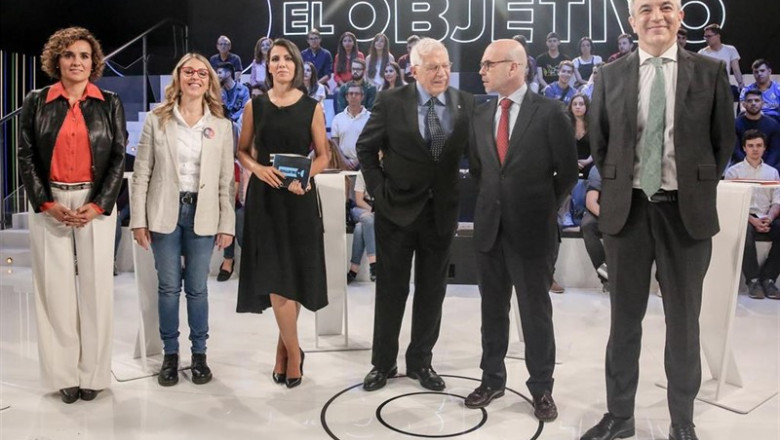 Borell (PSOE), Montserrat (PP), Garicano (Cs), Palop (UP), y Buxadé (VOX) participan en el debate de LaSexta en Madrid | Ricardo Rubio - Europa Press ep borell psoe montserrat pp garicano cs palop up y buxade vox participandebatelasextamadrid