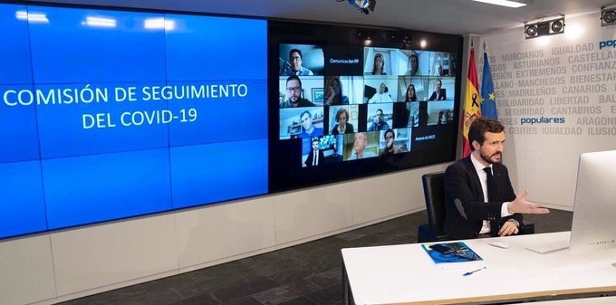 ep coronavirus- casado echa en cara a sanchez que no actue de forma eficaz para evitar el contagio