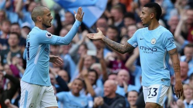 ep david silvagabriel jesus manchester city