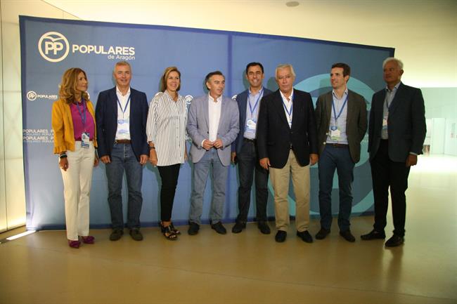 Dirigentes del PP en la 23 Intermunicipal del partido, en Zaragoza | EUROPA PRESS ep dirigentesppla 23 intermunicipalpartido en zaragoza