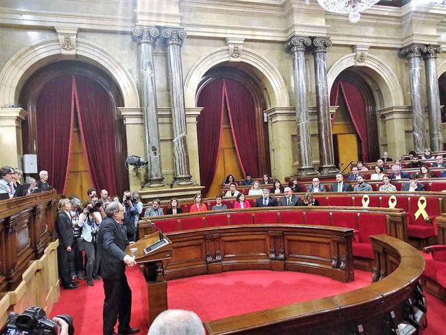 Discurso de Quim Torra tras ser investido presidente de la Generalitat | EUROPA PRESS ep discursoquim torraser investido presidentela generalitat