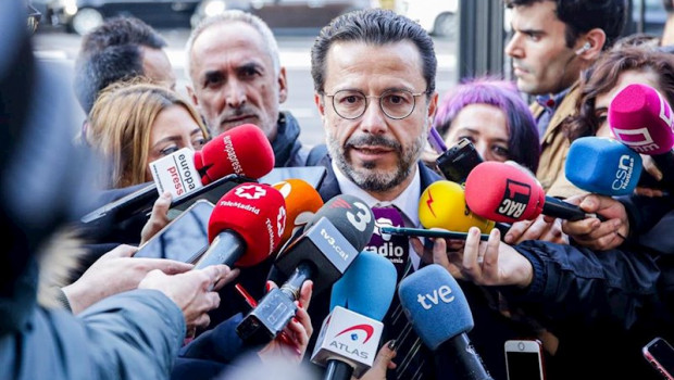 ep el consejero de hacienda de la comunidad de madrid javier fernandez-lasquetty atiende a los
