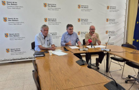 ep el conseller de agricultura pesca y medio natural joan simonet en rueda de prensa