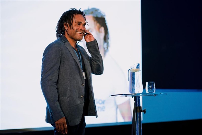 ep el exjugador de futbol christian karembeu en world football summit 2019