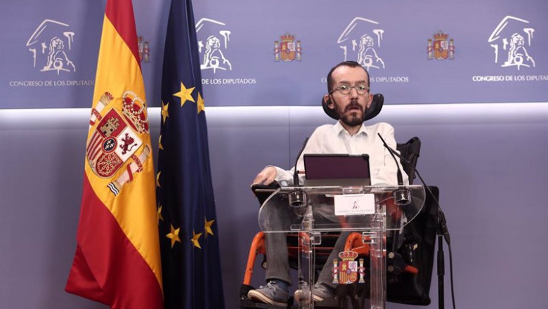 El portavoz de Unidas Podemos en el Congreso, Pablo Echenique. | Eduardo Parra - Europa Press ep el portavoz de unidas podemos en el congreso pablo echenique 20210302111609
