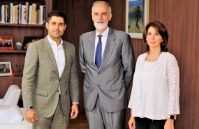 ep el presidente de afe david aganzo con representantes de las universidades espanolas