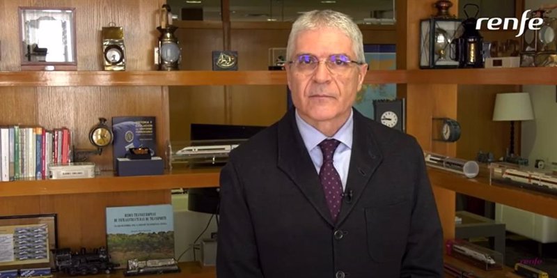 ep el presidente de renfe isaias taboas en una captura del video