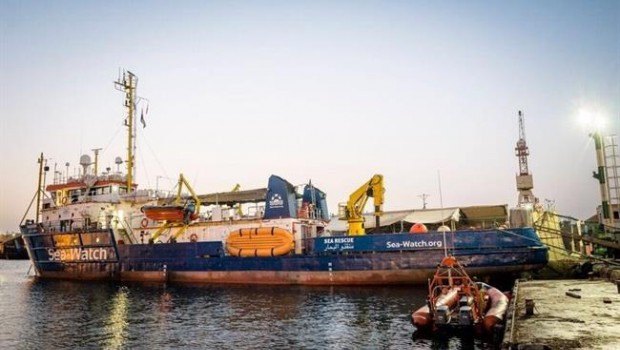 ep el sea-watch 3 atracadoun puertomalta