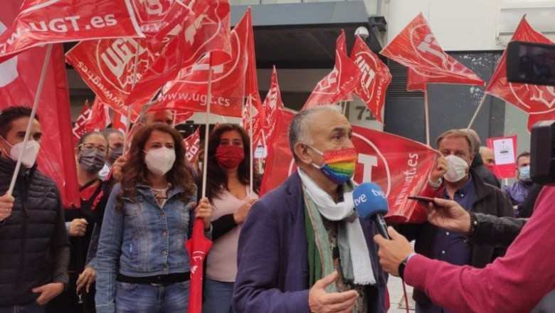 ep el secretario general de ugt pepe alvarez en las protestas contra el ere de banco sabadell ep el secretario general de ugt pepe alvarez en las protestas contra el ere de banco sabadell