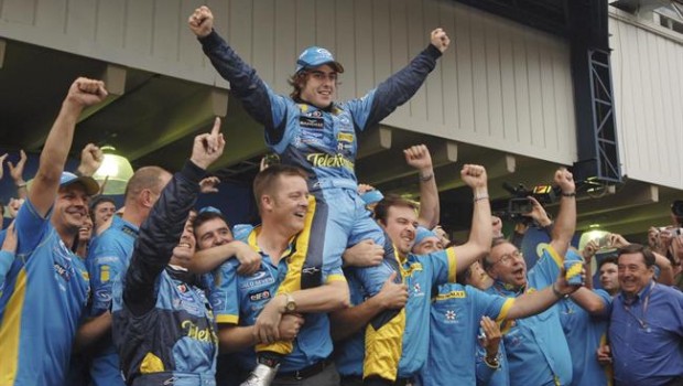 ep fernando alonso renault 2005 campeon