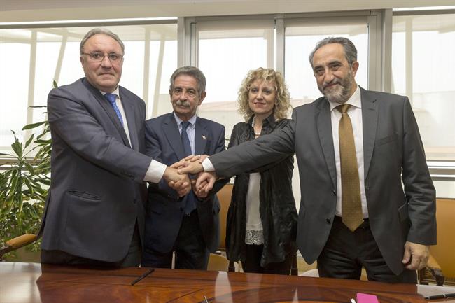 Firma del acuerdo del Gobierno de Cantabria con Sidenor | GOBIERNO ep firmaacuerdogobiernocantabriasidenor