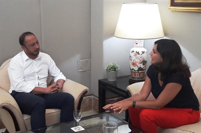 Gómez de Celis junto a Eva Navarrete | DELEGACIÓN DEL GOBIERNO EN ANDALUCÍA ep gomezcelisa eva navarrete
