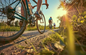 ep h la velocidad al adelantar a ciclistas