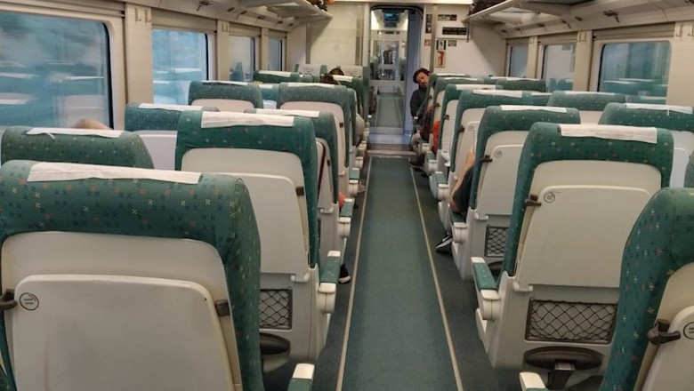 Interior de un Alvia de Renfe que cubre el trayecto Gijón-Madrid. | EUROPA PRESS - Archivo ep interior de un alvia de renfe que cubre el trayecto gijon-madrid