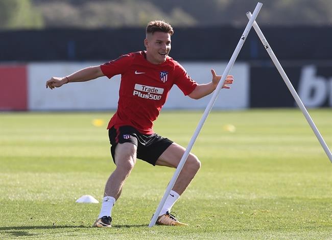 Keviin Gameiro entrenando con el Atlético de Madrid | ÁNGEL GUTIÉRREZ ep keviin gameiro entrenandoatleticomadrid