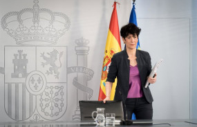 ep la ministra de inclusion seguridad social y migraciones de espana elma saiz durante una rueda de