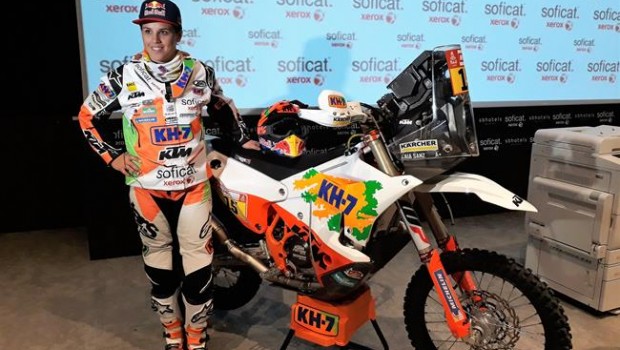 ep la piloto espanola laia sanz presentamotodakar 2018