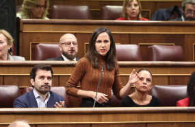 ep la secretaria general de podemos ione belarra durante una sesion de control en el congreso de los