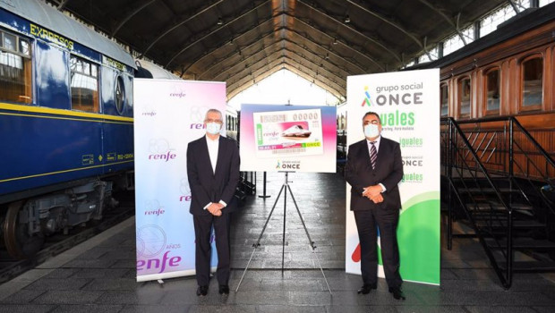 ep los presidentes de renfe y del grupo social once isaias taboas y miguel carballeda