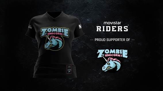 ep movistar ridersaliaequipo femenino zombie unicorns