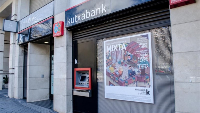Sucursal, banco Kutxabank | EUROPA PRESS - Archivo ep sucursal banco kutxabank 20190517140603