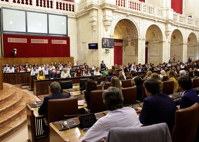 Votación en el Pleno del Parlamento andaluz | EUROPA PRESS/PARLAMENTO DE ANDALUCÍA ep votacionplenoparlamento andaluz