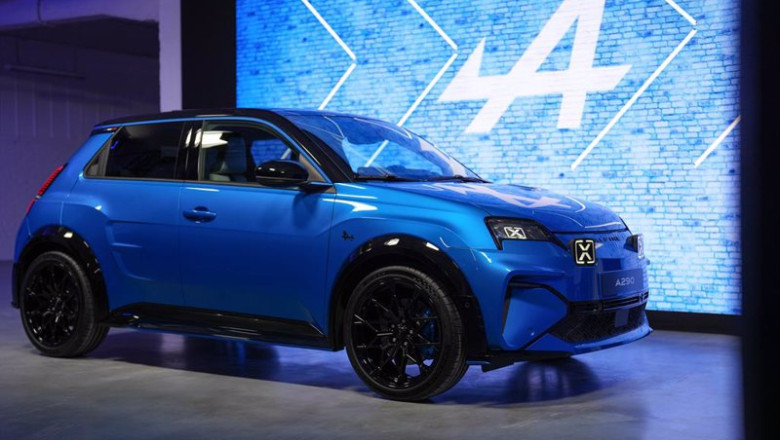 ep alpine presenta su primer deportivo urbano 100 electrico el a290 con 380 km de autonomia