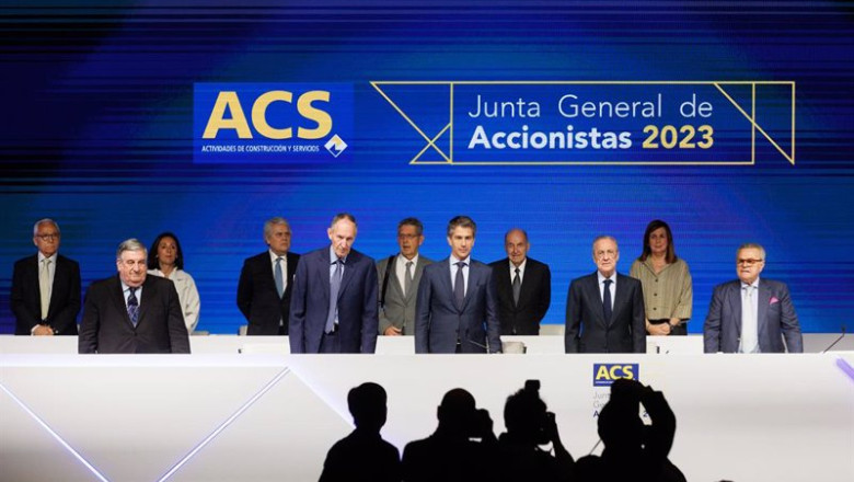 ep archivo junta general de accionistas del grupo acs a 5 de mayo de 2023 ep archivo junta general de accionistas del grupo acs a 5 de mayo de 2023