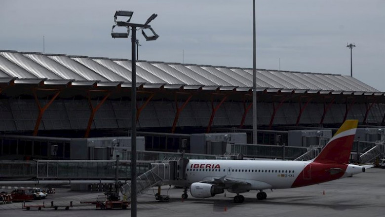 Aviones aparcados en el Aeropuerto Adolfo Suárez Madrid Barajas | Óscar Cañas - Europa Press ep aviones aparcados en el aeropuerto adolfo suarez madrid barajas