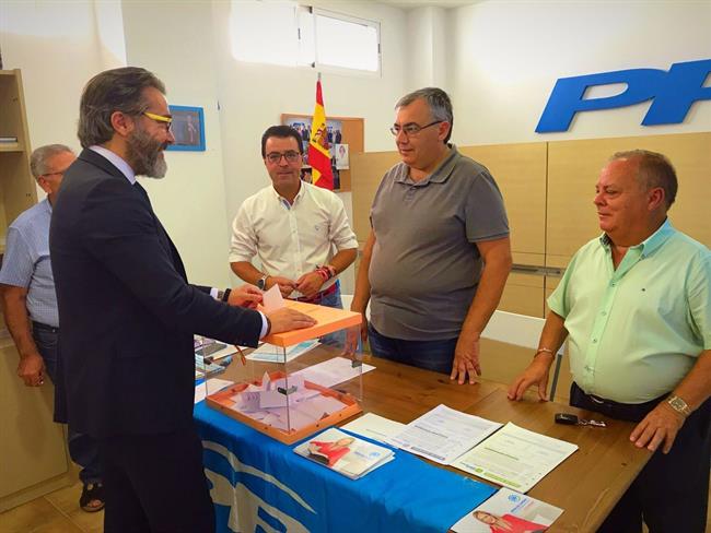 Borja Gutiérrez, reelegido como presidente del PP en Brunete | PP BRUNETE ep borja gutierrez reelegidopresidenteppbrunete