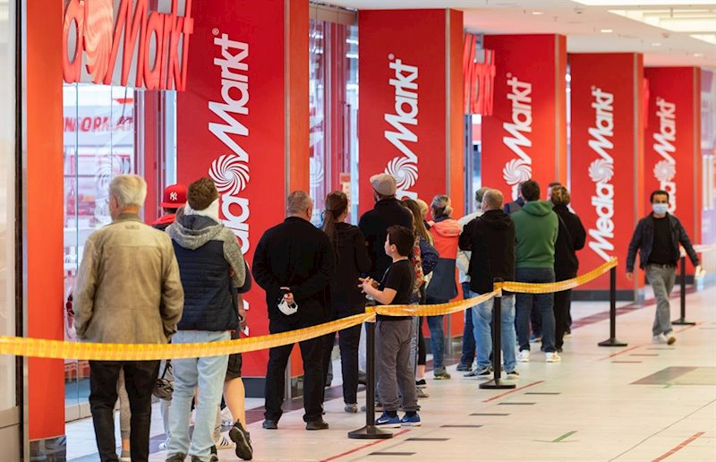 Las ventas minoristas de Alemania repuntan en octubre antes de los cierres parciales