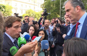 ep el alcalde de madrid jose luis martinez-almeida i se ha encarado con el portavoz de vox en el