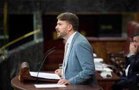 ep el diputado de sumar alberto ibanez interviene durante una sesion plenaria en el congreso de los