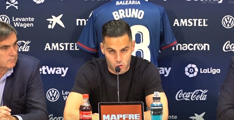 ep el jugador del levante bruno gonzalez en rueda de prensa ep el jugador del levante bruno gonzalez en rueda de prensa