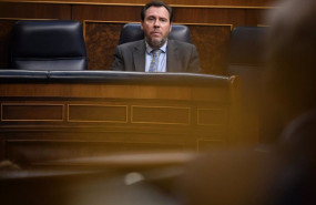 ep el ministro de transporte y movilidad sostenible oscar puente durante una sesion plenaria en el