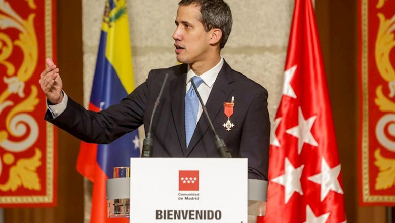 ep el presidente de la asamblea nacional venezolana juan guaido